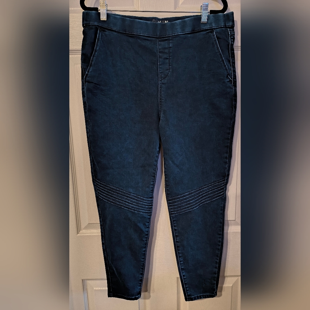 Denizen Levis Sz XL High Rise Women's Dark Blue Jeggings
